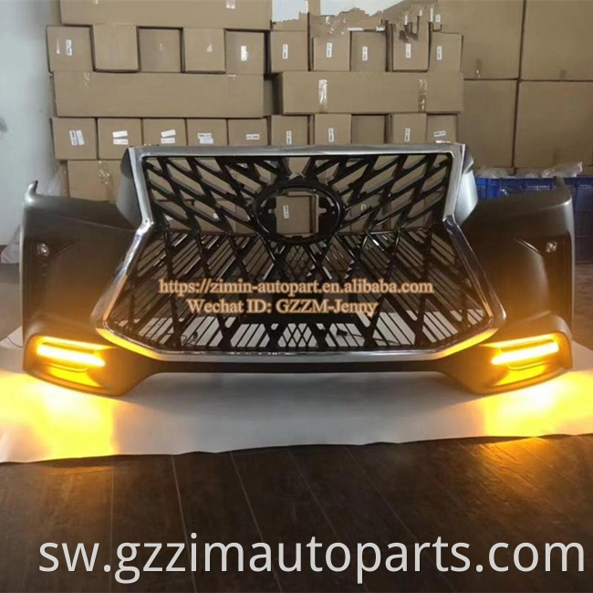 1 1 Original Mould Pp Black Car Front Bumper Modified Body Kits For Hilux Revo Rocco 2015 20191